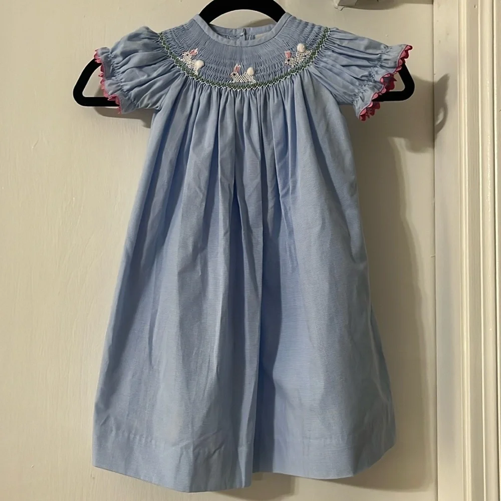 Delaney blue Bunny Dress